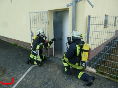 Feuerwehr Übung am Schützenhaus 2014