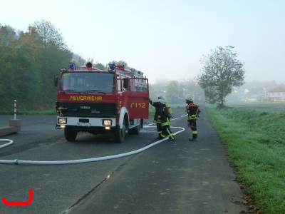 Feuerwehr Übung am Schützenhaus 2014